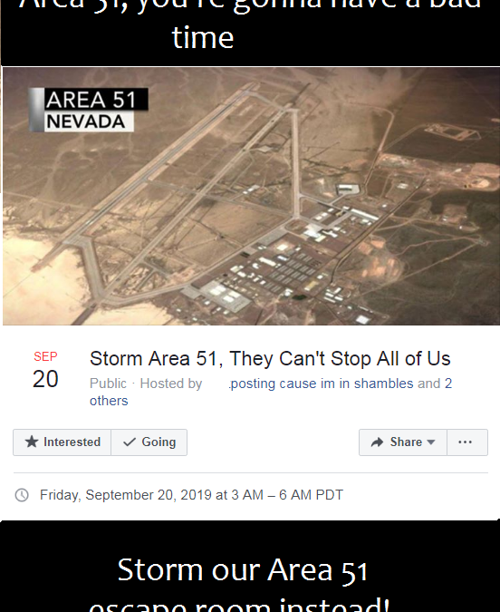 Feds warn against storming Area 51